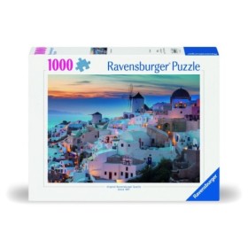 Puzzle noaptea in Santorini 1000 piese design nou